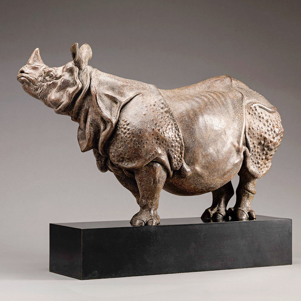 Indian Rhino (18") by Kelly John