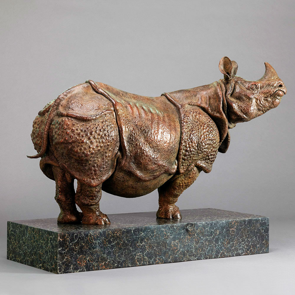 Indian Rhino (30") by Kelly John