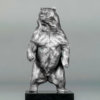 Kodiak Brown Bear (Indomitable - Silver Miniature) by Kelly John