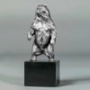 Kodiak Brown Bear (Indomitable - Silver Miniature) by Kelly John
