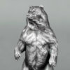 Kodiak Brown Bear (Indomitable - Silver Miniature) by Kelly John