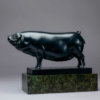Large Black Pig (Ingrid) by Kelly John