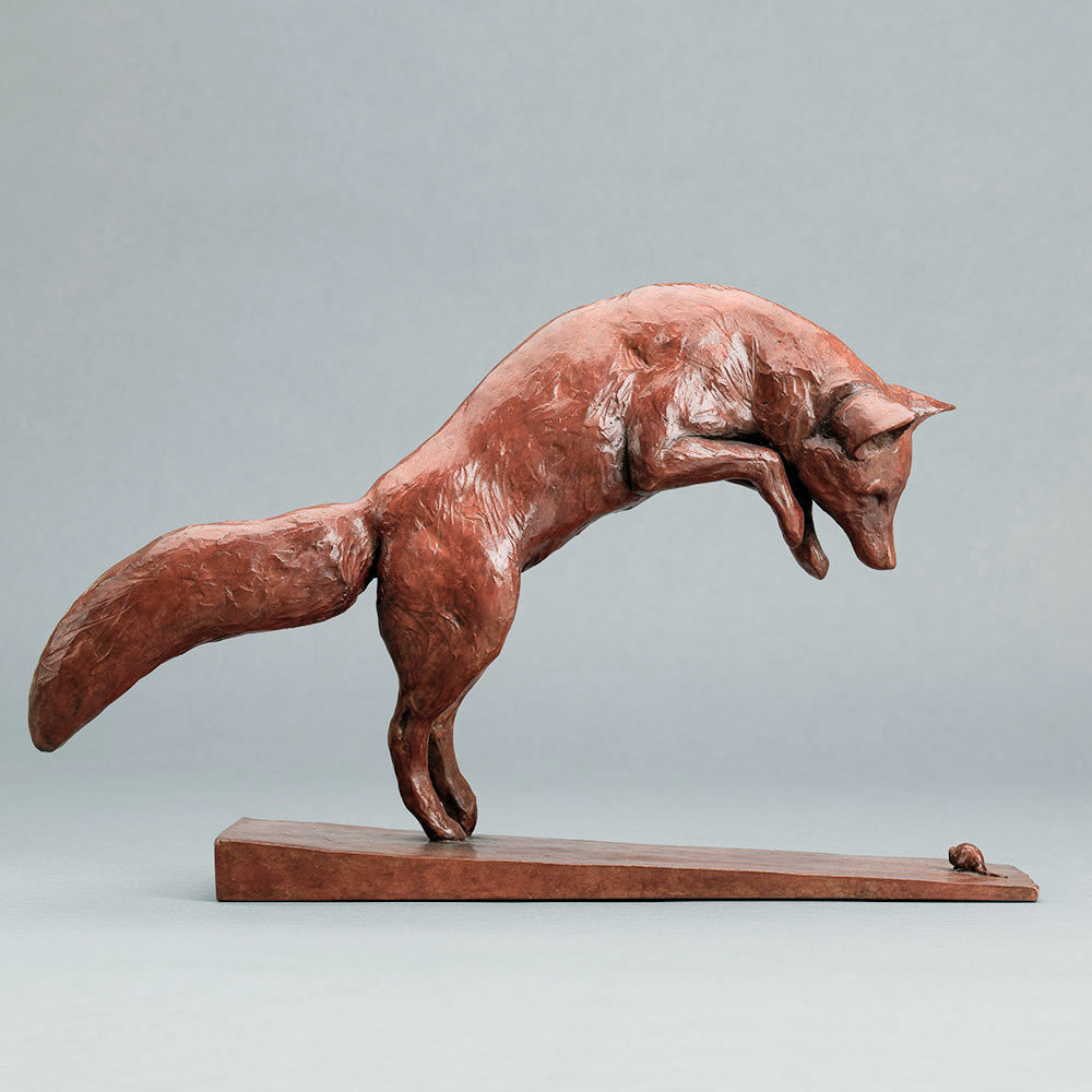 Red Fox (With Mouse) by Kelly John