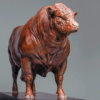 Red Ruby Devon Bull (Yeomadon Ferdinand) by Kelly John