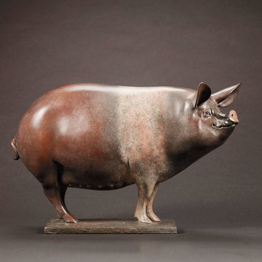 Saddleback Pig (Happy Sow) by Kelly John