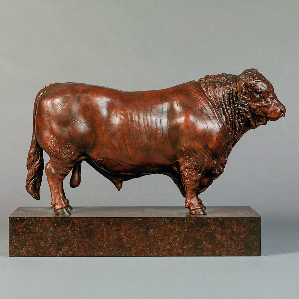 Traditional Hereford Bull (Street Talbot) by Kelly John