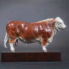 Traditional Hereford Bull (Street Talbot) by Kelly John