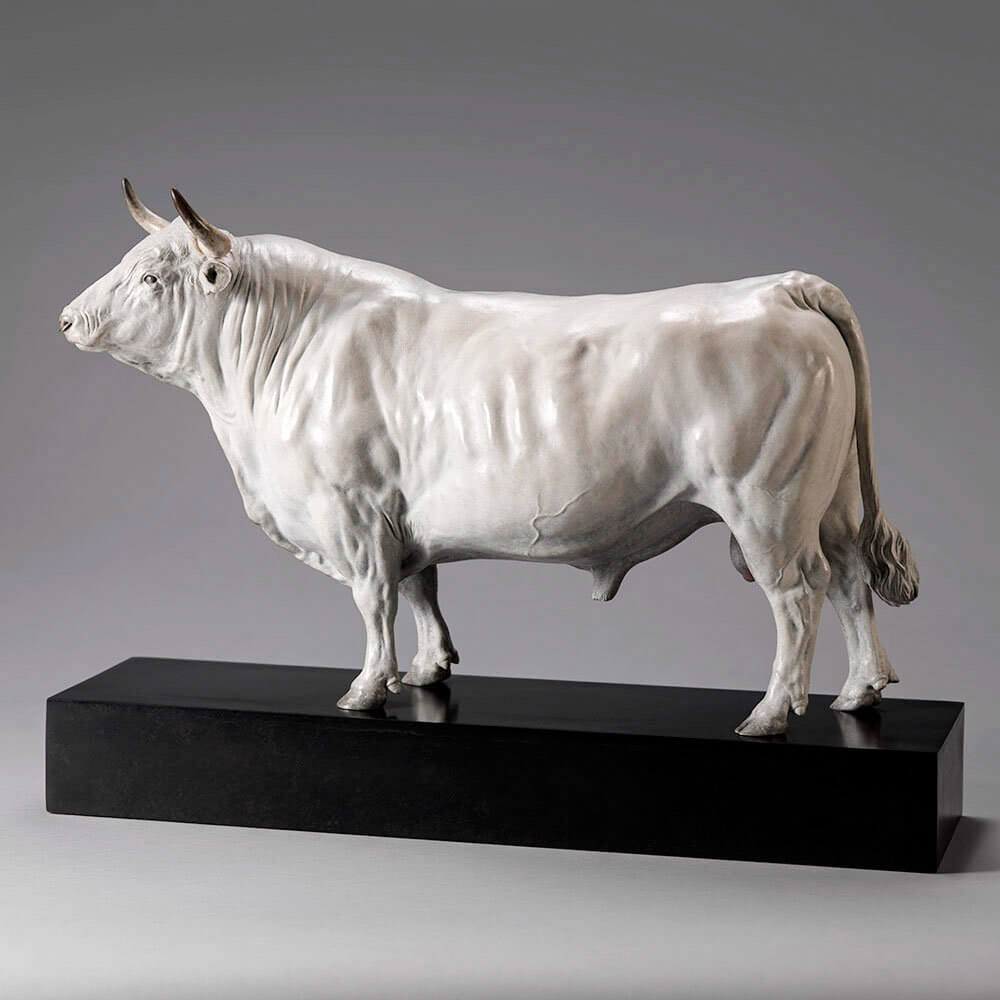 White Park Bull (Ash Nik-Nak) by Kelly John