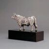 White Park Bull (Ash Nik-Nak - Miniature, Silver) by Kelly John