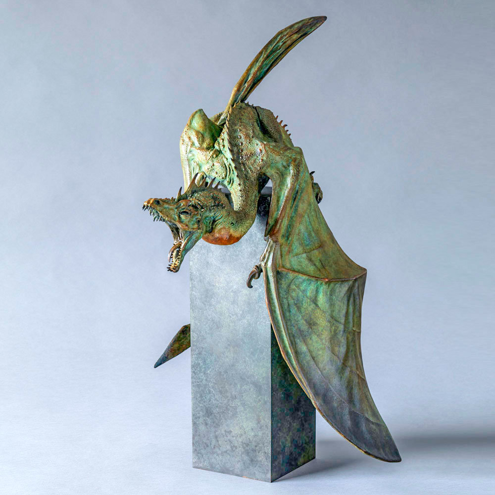 Firedrake Dragon Maquette by Kelly John