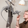 Firedrake Dragon Maquette by Kelly John (Original Wax in Progress)