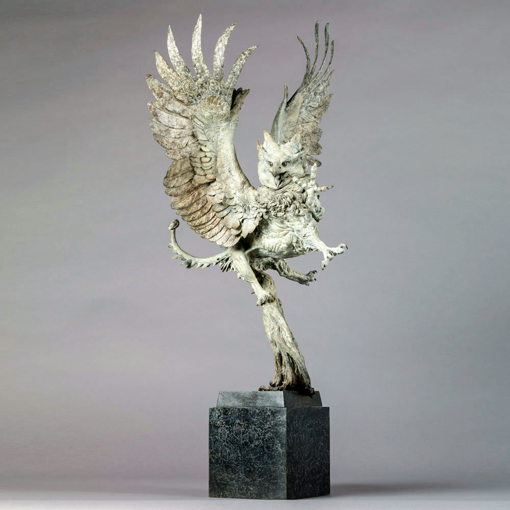 Imperial Griffin Maquette by Kelly John