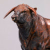 British Longhorn Bull (Blackbrook Philosopher - 20") by Kelly John