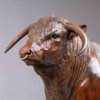 British Longhorn Bull (Blackbrook Philosopher - 40") by Kelly John