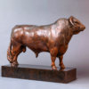 British Longhorn Bull (Blackbrook Philosopher - 40") by Kelly John