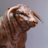 British Longhorn Bull (Blackbrook Philosopher - 40") by Kelly John