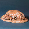 British Lop Pig (Liskeard Sunshine 500 & Piglets) by Kelly John